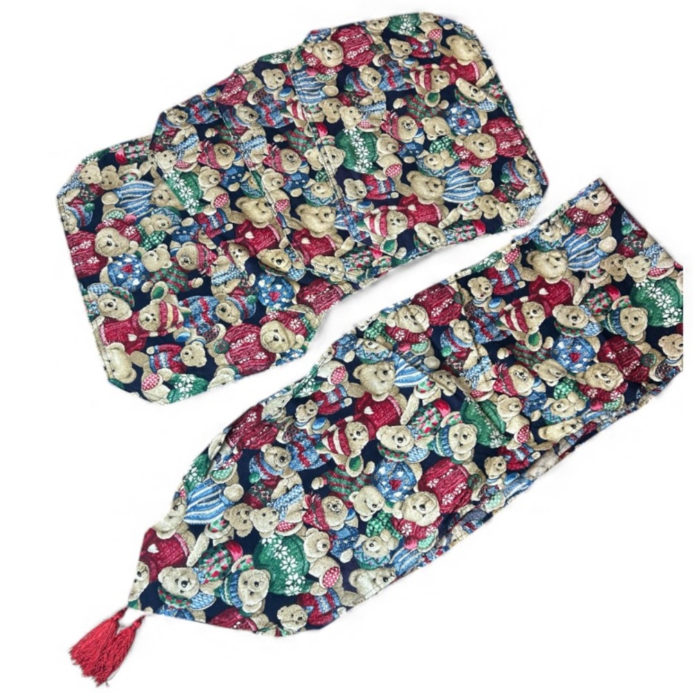 Holiday Bears Runner and Placemats